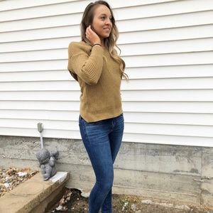 LANISEN Women's Casual Back Criss Cross V Neck Lon